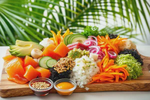 Delicious Healthy Poke Bowl Ingredients & Nutrition Facts